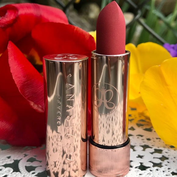 Anastasia Beverly Hills ABH Limited Edition Satin Lipstick in Pomegranate *BNIB - Picture 5 of 16